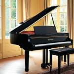 A Yamaha AvantGrand N1X digital piano in a luxurious home setting, emphasizing its realistic touch and immersive sound.