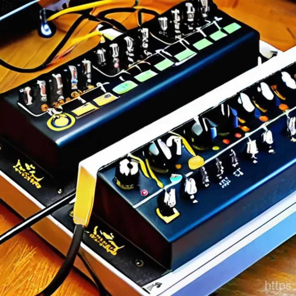 기타 페달보드 조립법 - **Image Prompt: The Art of Pedalboard Assembly**
    "A close-up shot of a musician's hands meticulo...